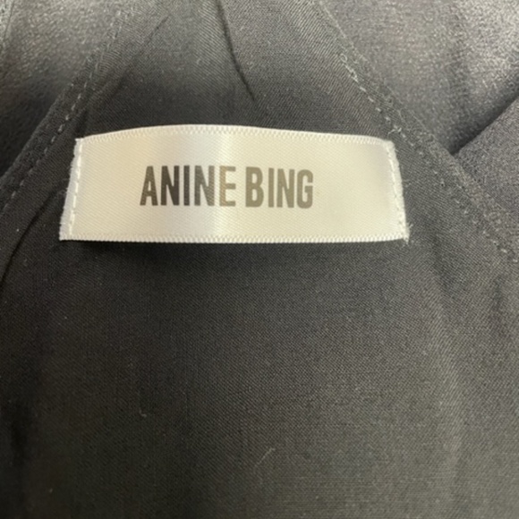 ANINE BING Black Silk Dress EUC - Picture 7 of 11
